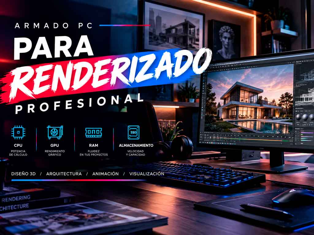 Armado PC para renderizado profesional